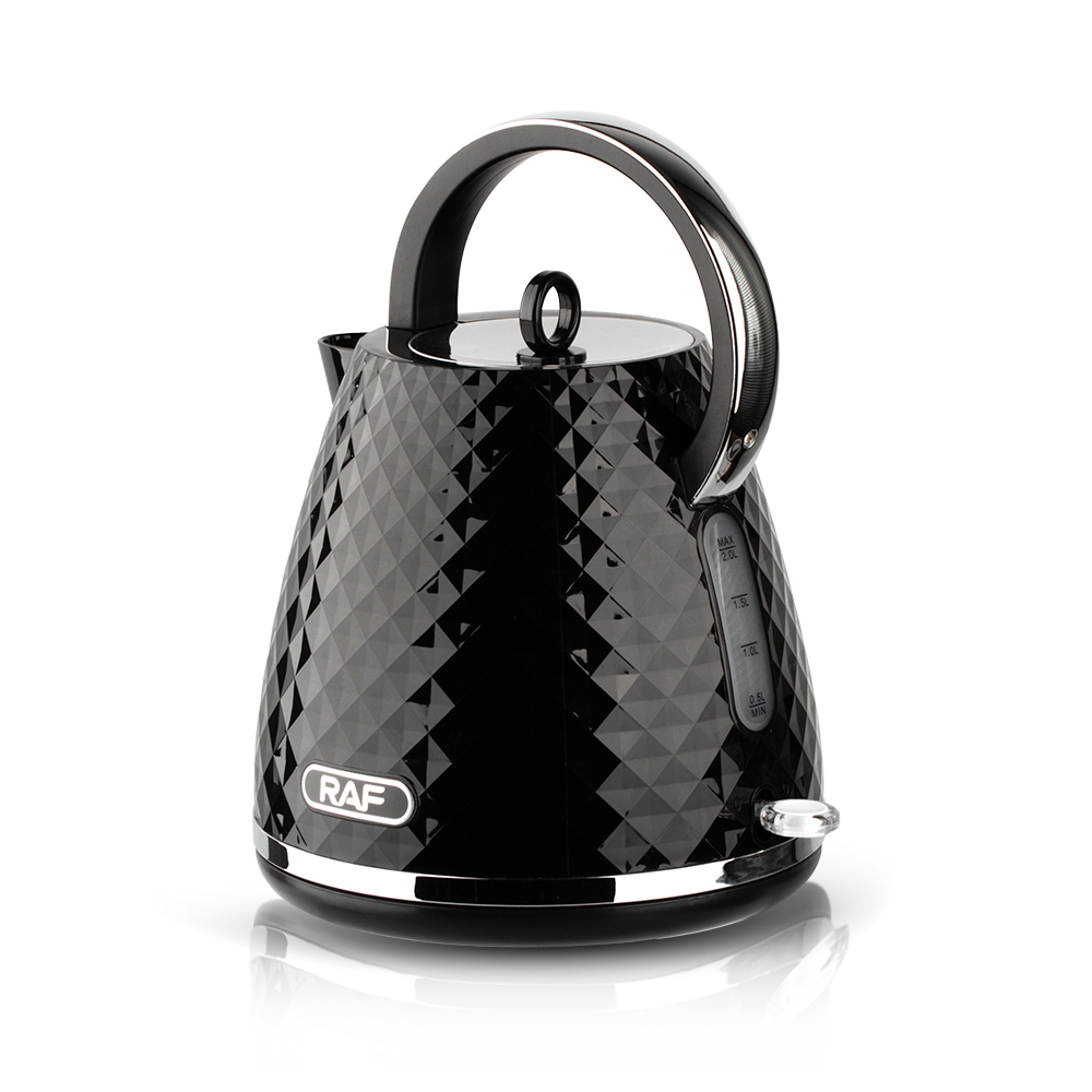 RAF European standard cross-border kettle, household electric kettle, stainless steel electric kettle, 2L double-layer anti-scald Specification image