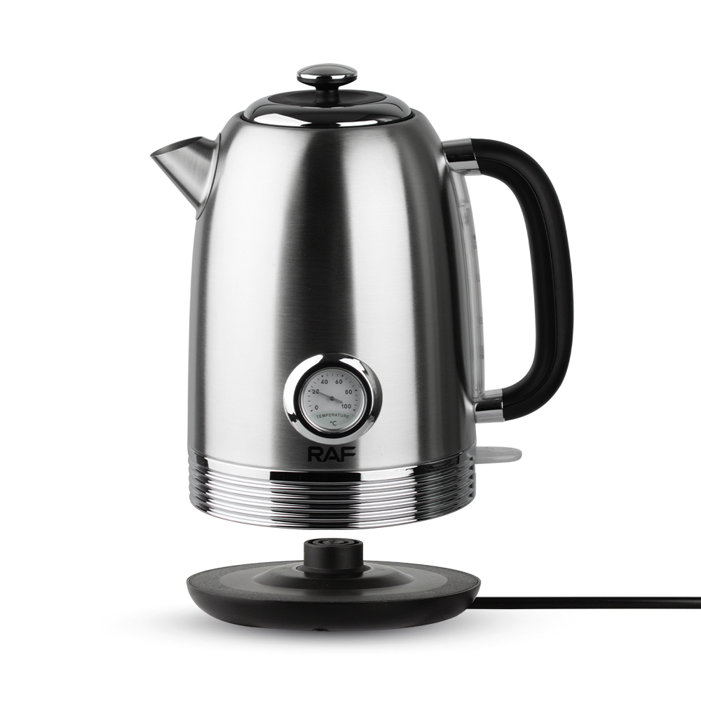 RAF European standard cross-border electric kettle, stainless steel kettle, automatic power-off, 1.7L Item Picture