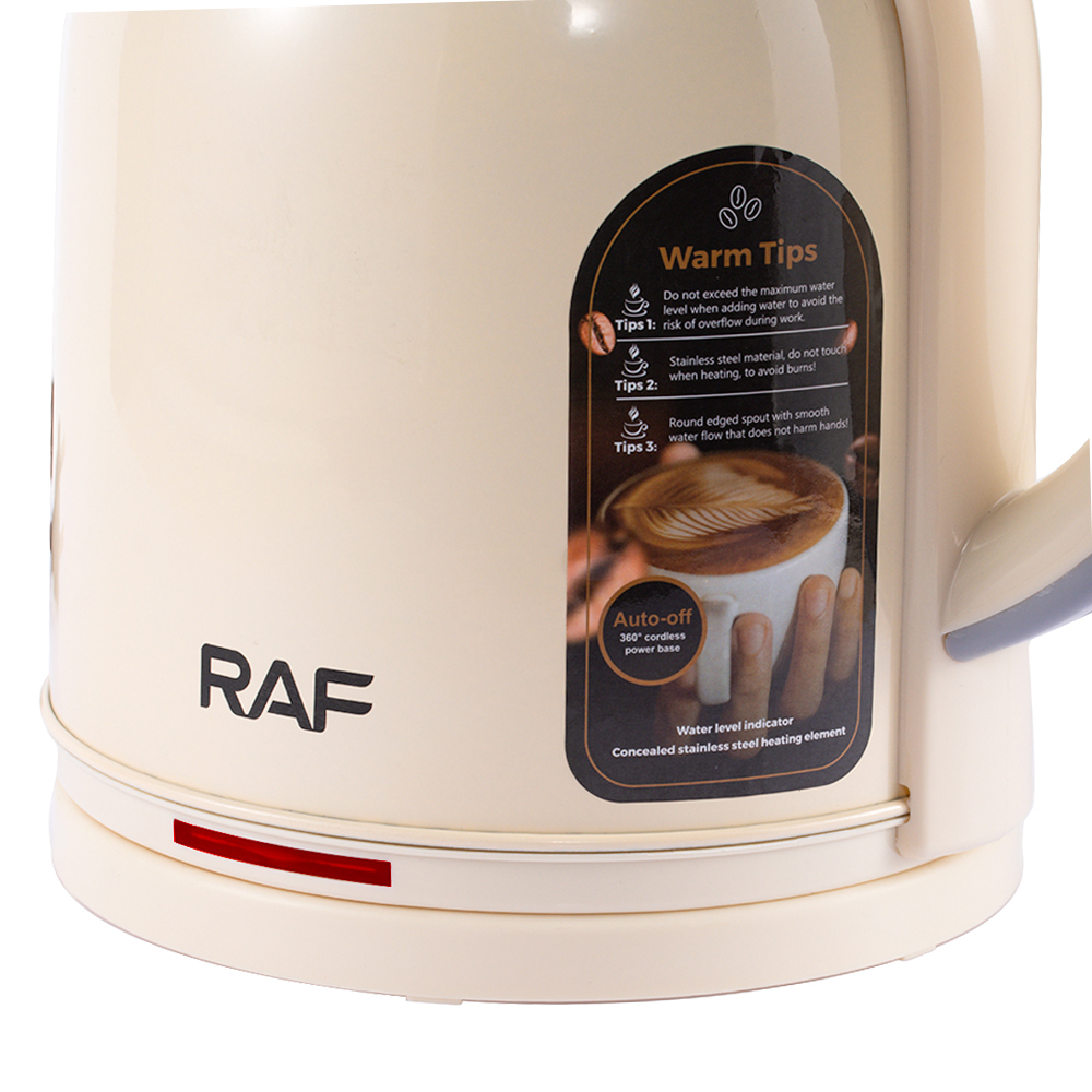 RAF European standard cross-border electric kettle, household high-power insulated kettle, 2L automatic power-off large-capacity kettle pic 7