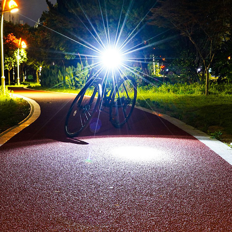 XA-319 faros de bicicleta conjunto de luces traseras conjunto de luces de bicicleta de montaña luz de advertencia de seguridad para ciclismo pic 11