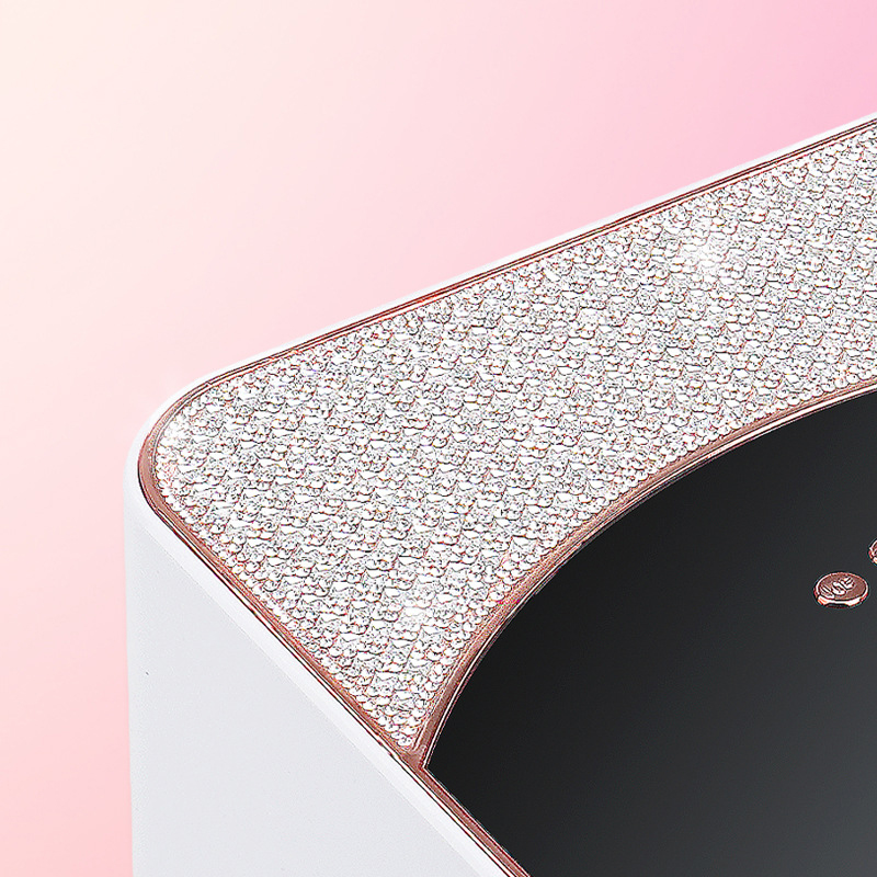 SUNL7 Nail Lamp, square smart baking lamp with diamond stickers, 288W High-power nail polish glue light therapy lamp, nail dryer, baking lamp Application Scenario