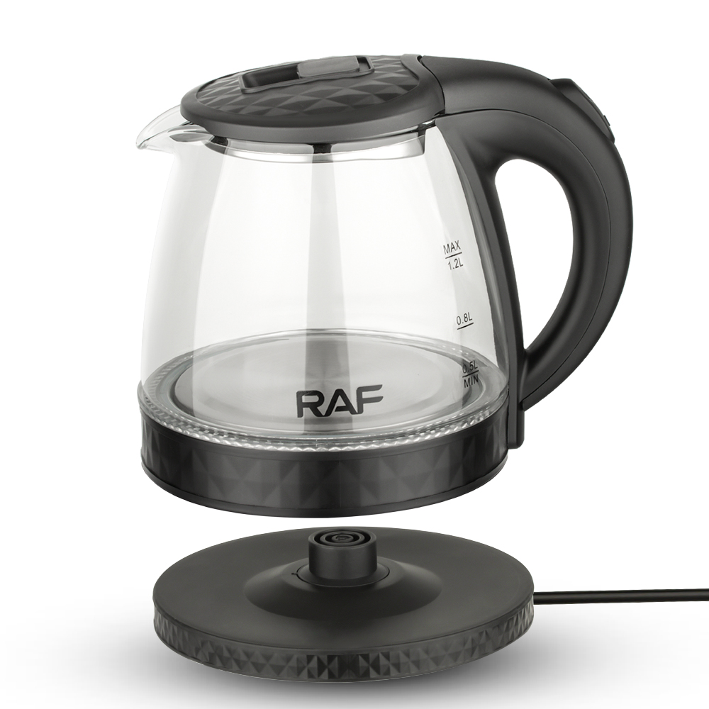 RAF European standard glass electric kettle, household electric kettle, automatic power-off kettle, health care kettle Item Picture