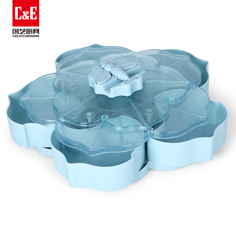 مجموعة من 6 إلى 1 علبة حلوى دائرية ذات طبقة مفردة من لوحة C&E Specification image