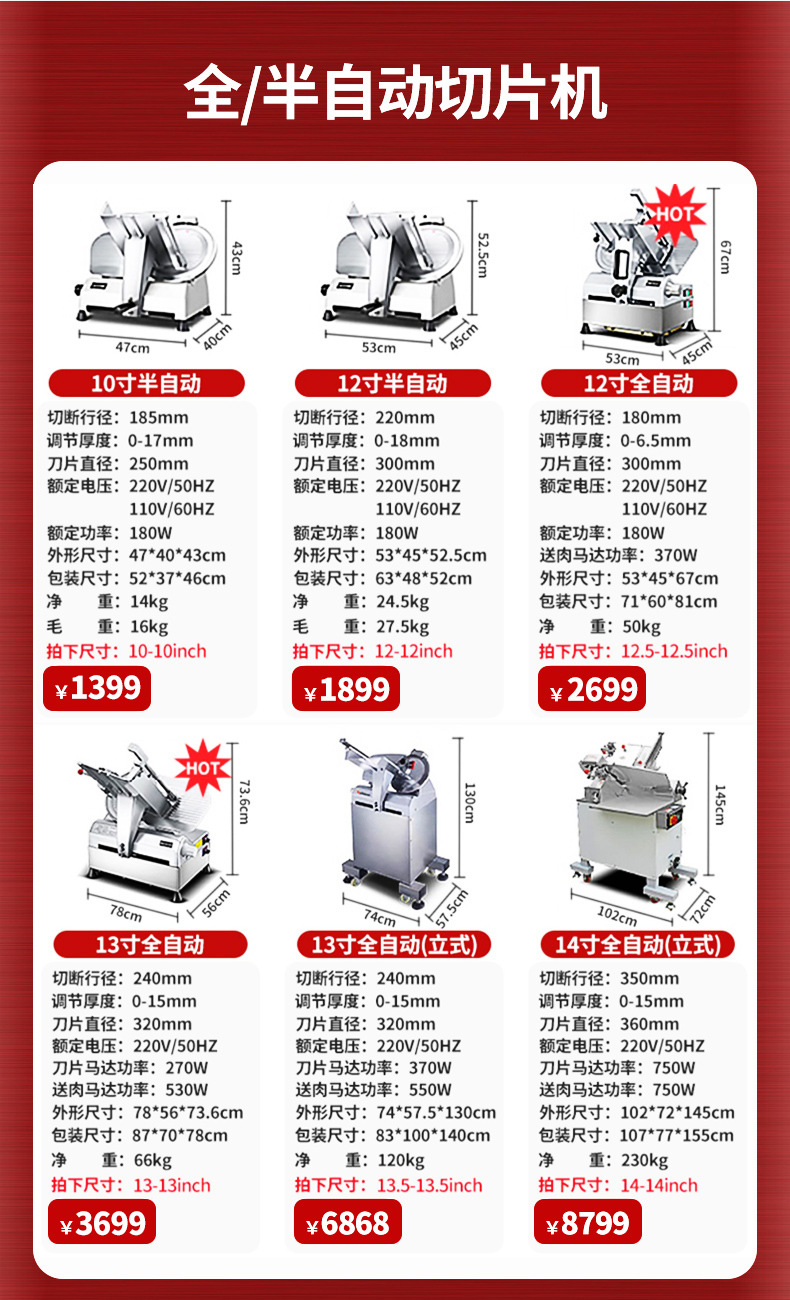 台式切片机全自动肥牛卷厨房电器羊肉肉片食品切片机多功能电动刨详情9