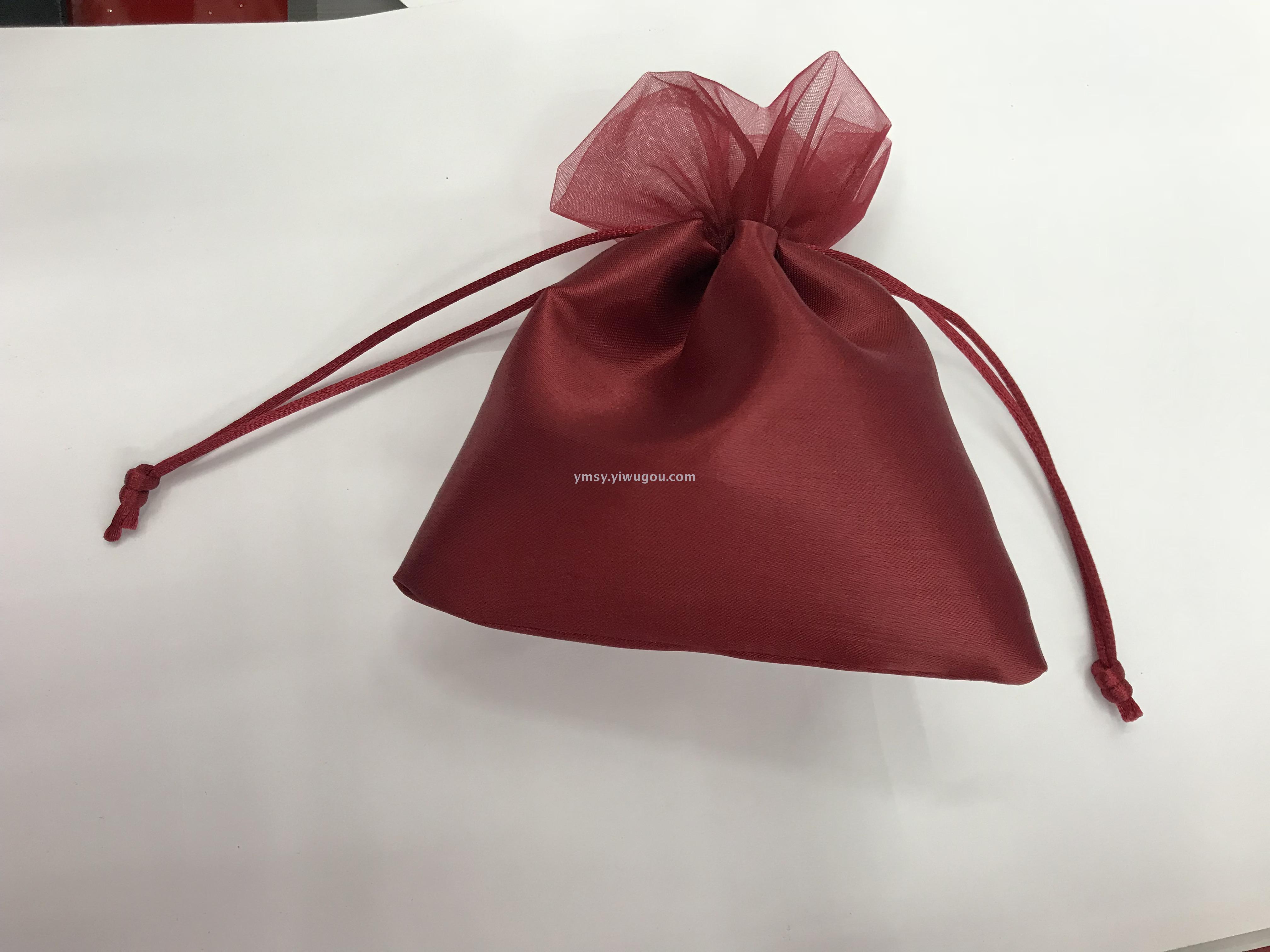 Drawstring bag, gauze bag, colored top bag, packaging bag details Picture