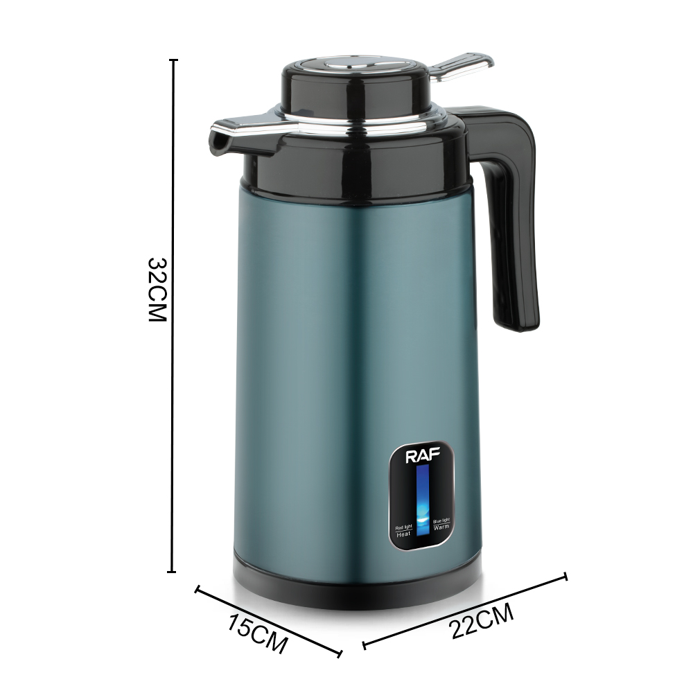 RAF European standard cross-border electric kettle, household food-grade stainless steel electric kettle, automatic power-off and heat preservation Item Picture