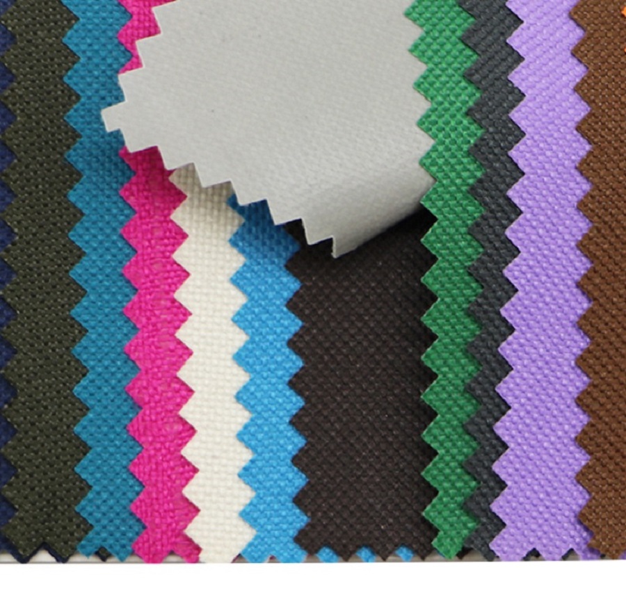 厂家直销加厚加密600D牛津布料压延布 高强度pvc防雨布箱包帐篷布2