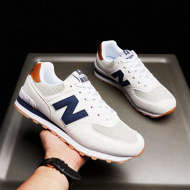 spring and autumn mesh breathable retro popular running shoes casual shoes 574 flat bottom new balance shoes ultra light sneaker men and women