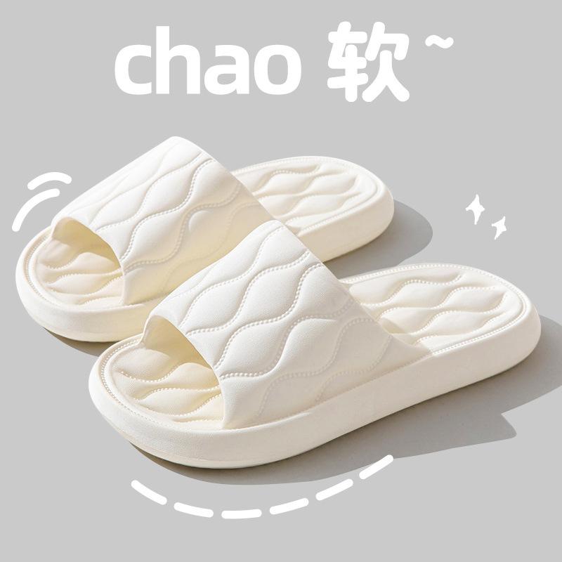 in stock slip-on slippers for women indoor home summer new silent anti-slip bathroom bath eva sandals for men