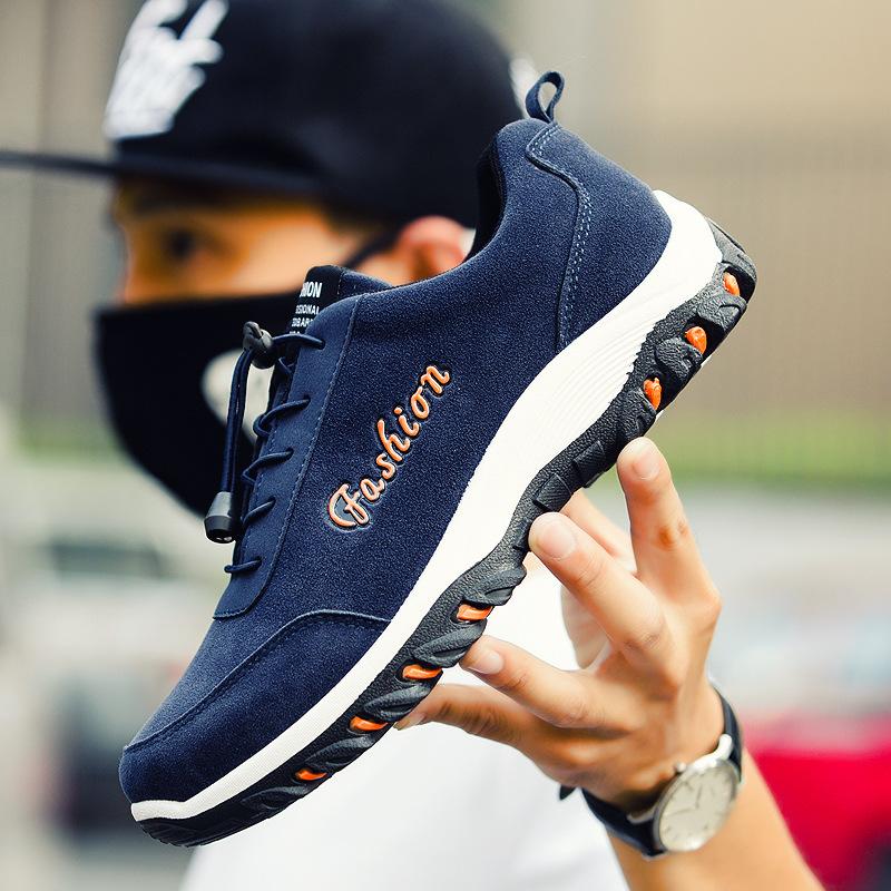 spring and autumn new men's shoes low top sports shoes outdoor hiking shoes running travel shoes trendy men casual shoes