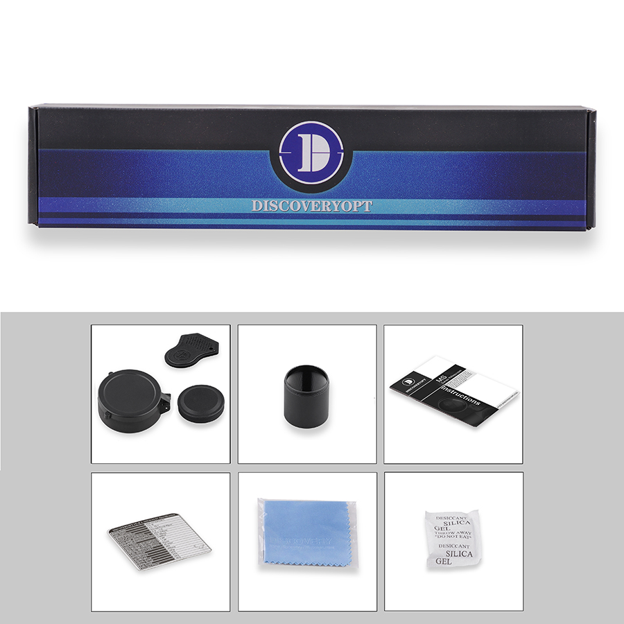 The new Discovery MS 3-12X42AOE classic model features a front focusing lens with a light bar lock and a cross-shaped telescope bird-finding mirror pic 9