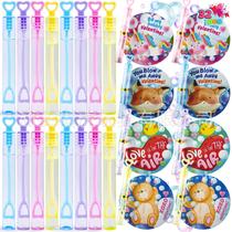 32pcs valentine's day mutual gift mini bubble wand bubble blowing toys kids valentine's day party gift