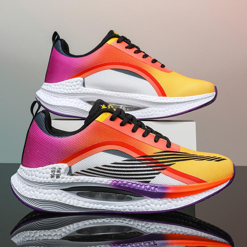 high quality cold adhesive phantom couple hot sports shoes shock absorption running air cushion popcorn sports running shoes
