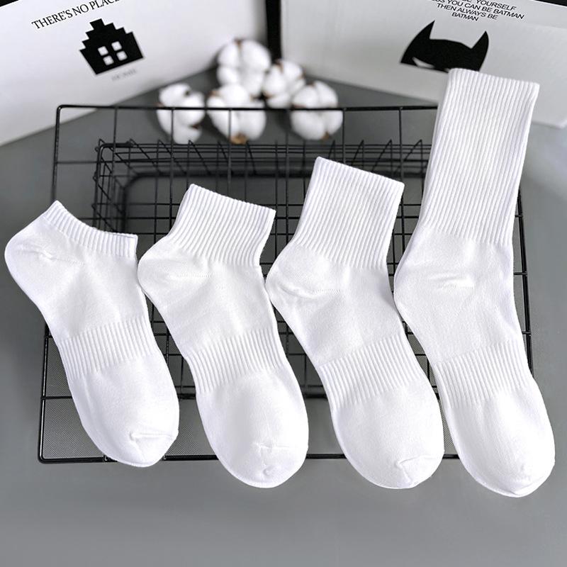 socks autumn and winter mid-calf length socks men's pure cotton deodorant sweat absorb sport socks socks thin breathable mesh low top socks