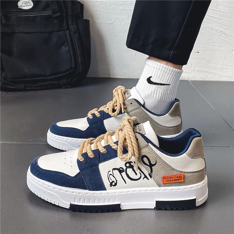 Men's Shoes Fall 2024 New Student Trendy Versatile Fashionable Sports Shoes Summer Special-Interest Design Japanese Leisure Board Shoes