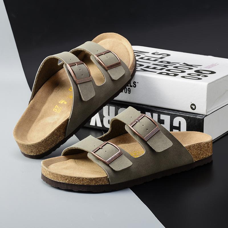 in stock thick bottom birkenstock summer wear half slippers fishing birkenstock shoes all-match sandals beach shoes for men and women plus size Specification drawing