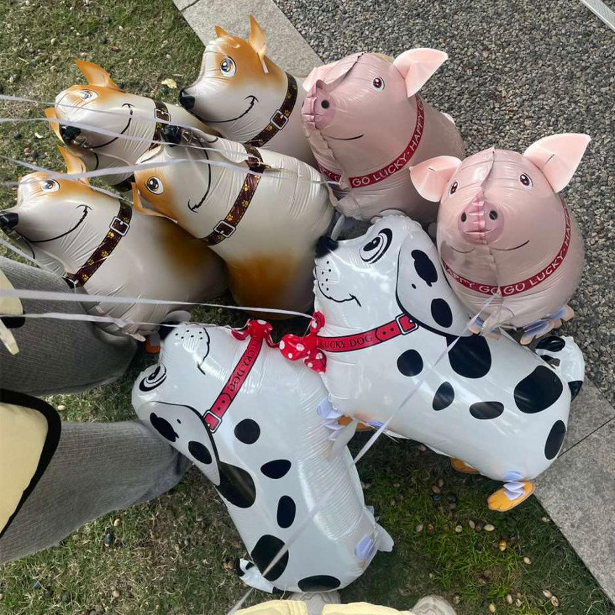 stall toy walking balloon helium balloon selling night market children stall walking animal pet walking balloon wholesale