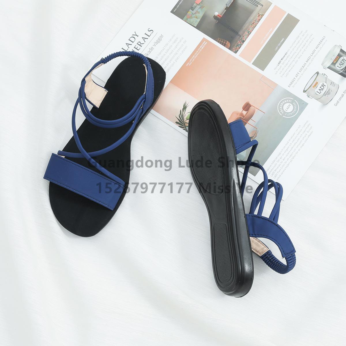 foreign trade new sandals summer guangzhou women's shoes soft bottom women's sandals flat casual versatile casual comfortable sandals