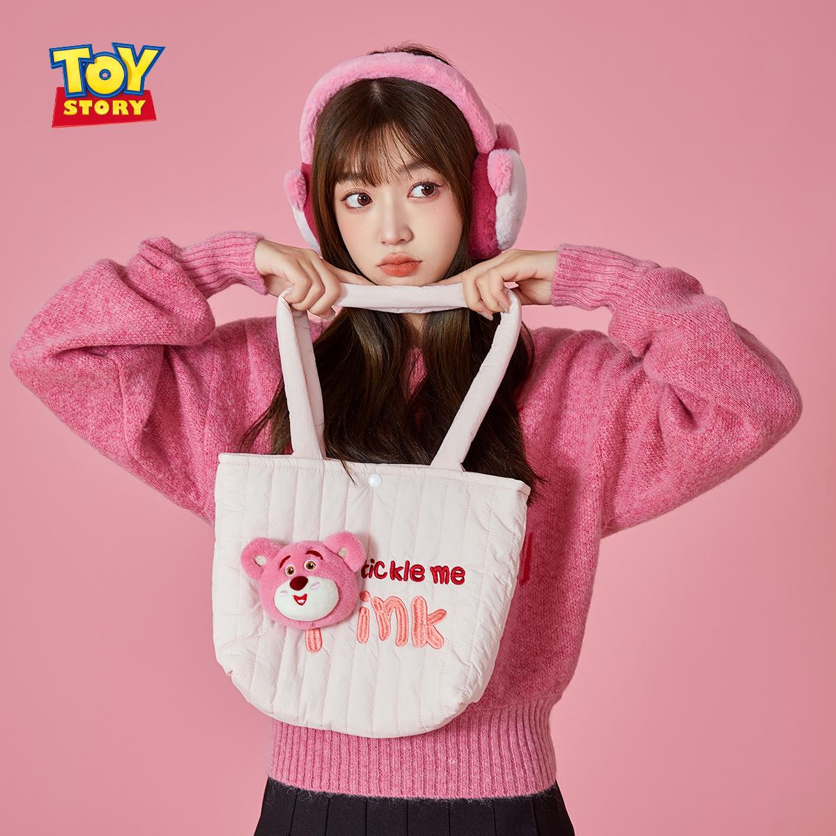 genuine fall winter fashion rhombus down material women's bag large capacity tote commuting shopping bags university