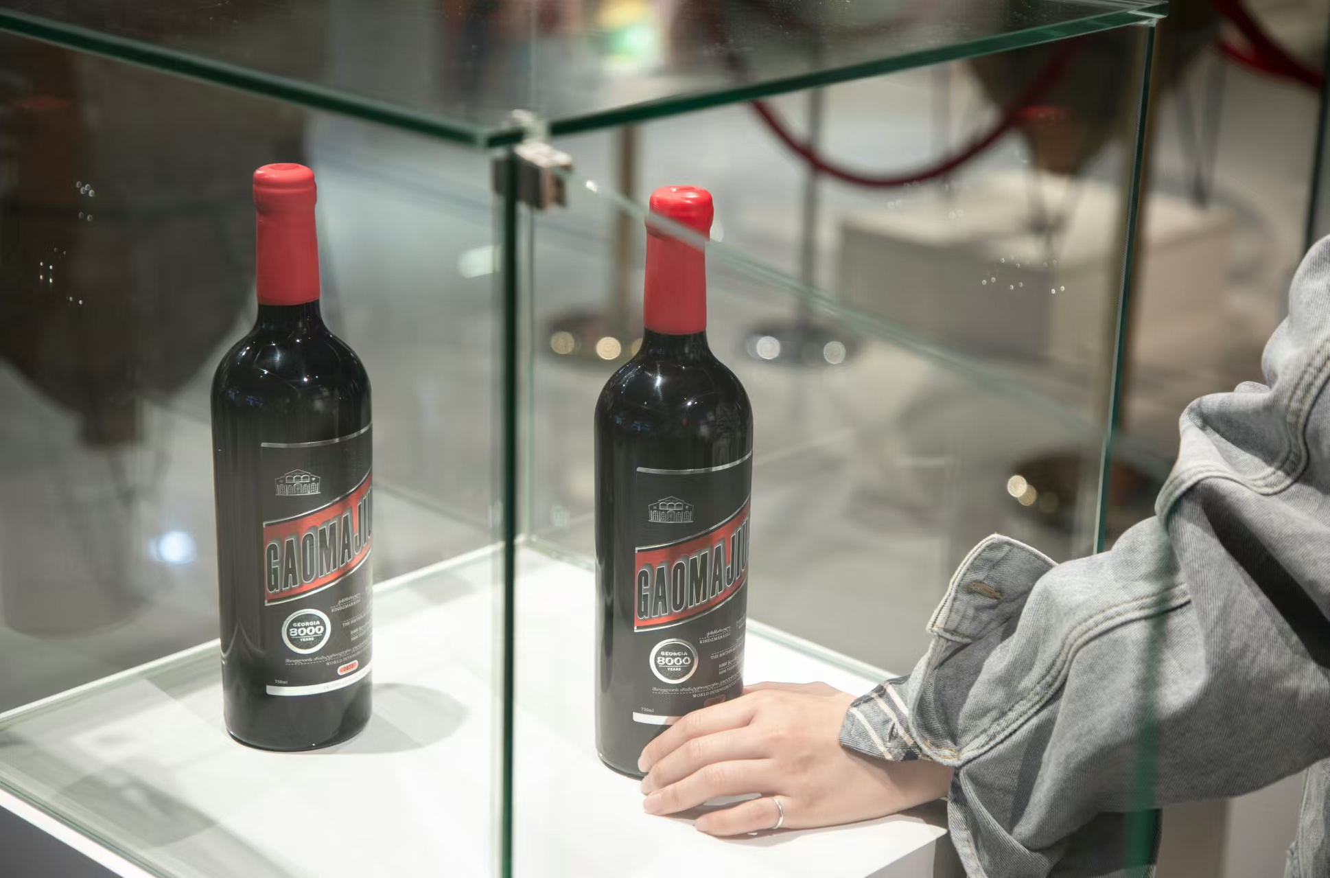 格鲁吉亚克维利红酒高玛酒思半甜红葡萄酒