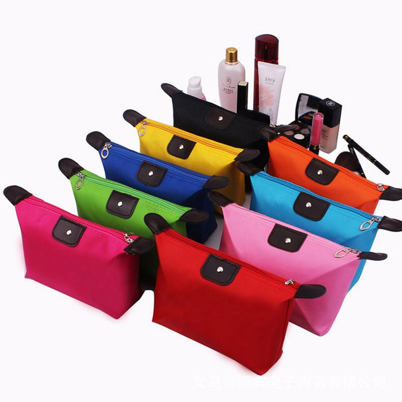 in stock dumplings cosmetic bag candy color dumpling making portable with women's hand dumpling type cosmetic bag wholesale