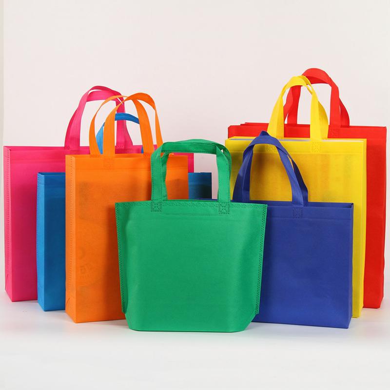 Spot Nonwoven Fabric Bag Environmental Protection Advertising Shopping Bag Three-Dimensional Non-Woven Handbag Printed Logo