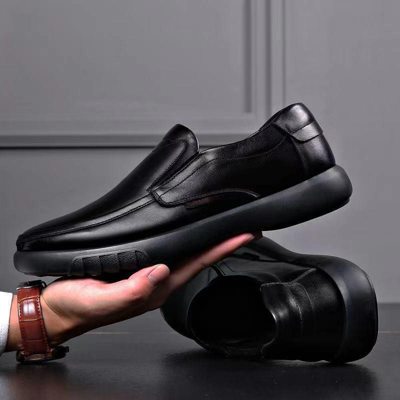 men's shoes new casual leather shoes soft leather comfortable men's casual shoes fashion popular men's shoes british low-top men's shoes