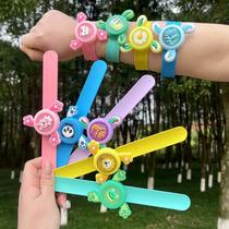 creative gyro flash cartoon ring pop children's watch luminous rotating essential oil bracelet children's luminous watch
