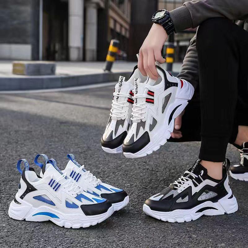 men's shoes dad shoes 2024 spring new sports shoes men's breathable mesh casual pumps lightweight fashion shoes lot