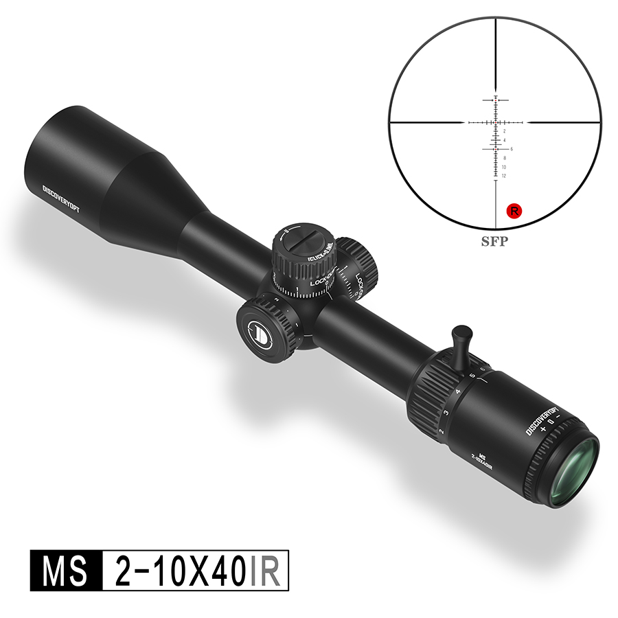 新款发现者MS 2-10X40IR 玻璃板战术分划线 六档红光带锁定瞄准望远镜详情2