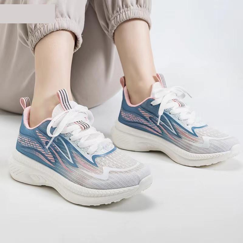 2024 women's new shoes for spring fashion casual shoes sneakers soft bottom walking shoes color matching round head breathable women running thumbnail