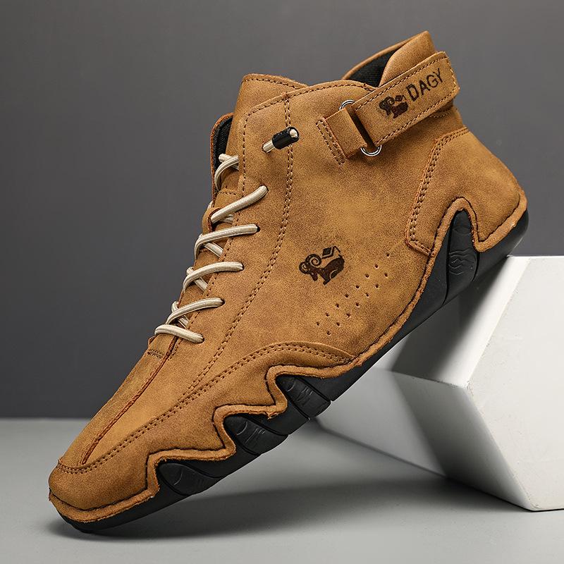 didi ram popular men's shoes high cotton-padded shoes men's casual shoes winter fleece-lined thickened shoes martin boots men's