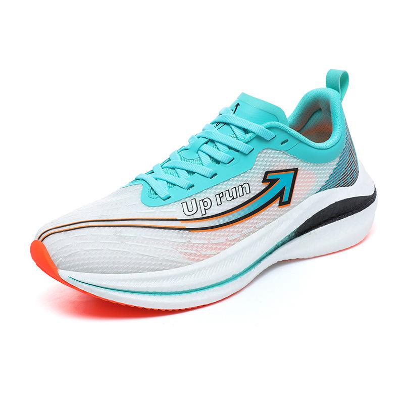 uprun men's shoes rocket volume express 6.0 men's ultra-light cushioned shoes popcorn carbon plate men's shoes flying woven breathable sneaker Item Picture