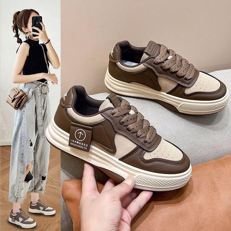 Women's Shoes 2024 New Popular Autumn and Winter Cotton-Padded Shoes with Velvet Versatile Girl Panda Sports Casual Borad Shoes Women's