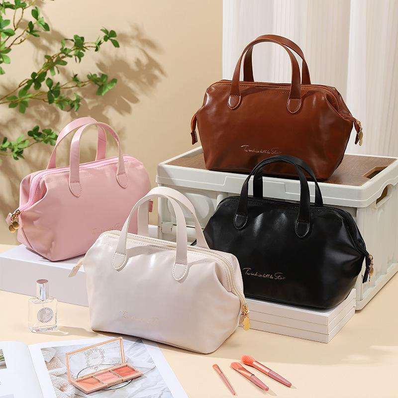 2024 new french entry lux portable cosmetic bag travel portable good-looking large-capacity cosmetics storage bag
