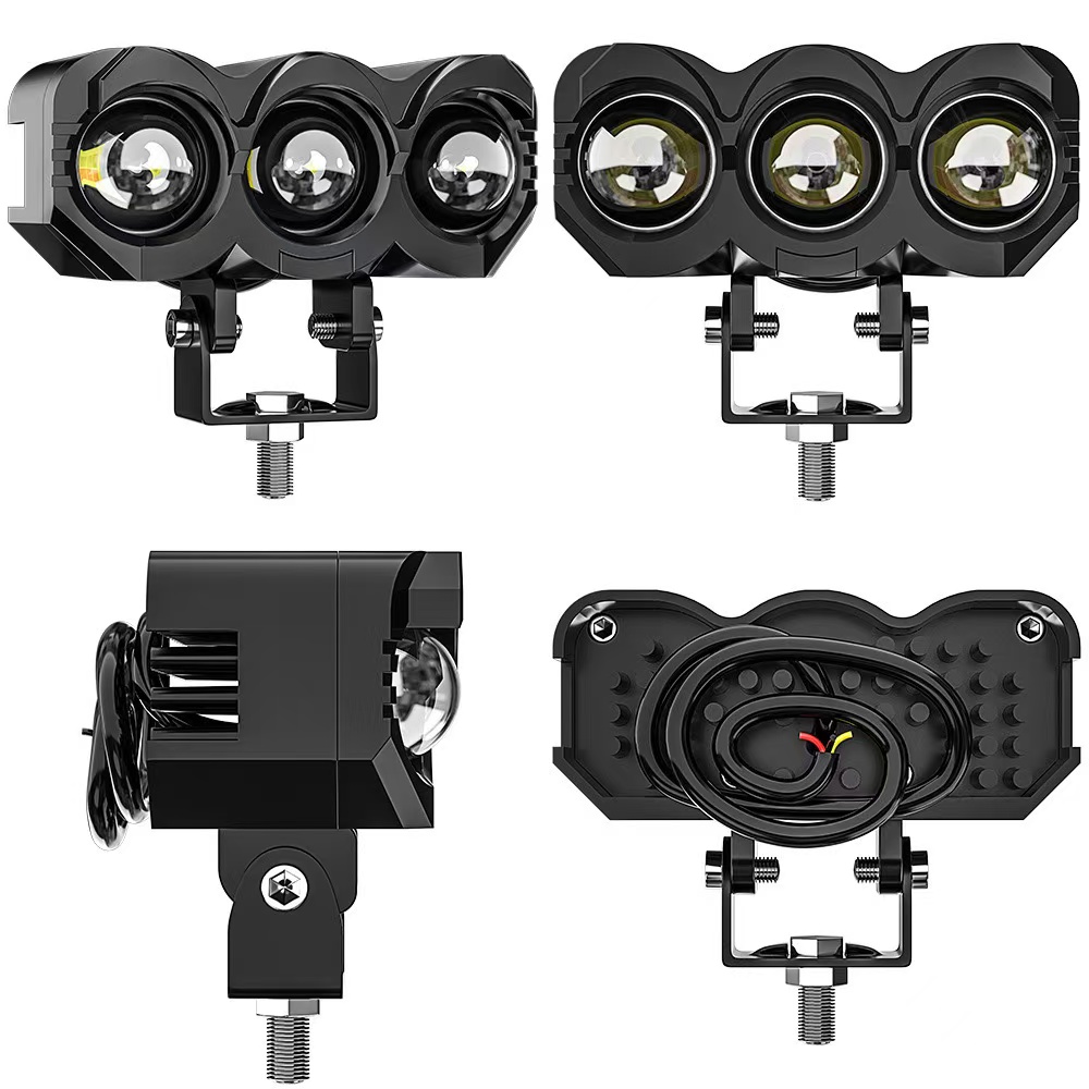 Order or share and collect motorcycle LED lights, yellow and white spotlights, owl external electric vehicle headlights, led car lights, 3 lights, 4 lights via mobile phone Application Scenario