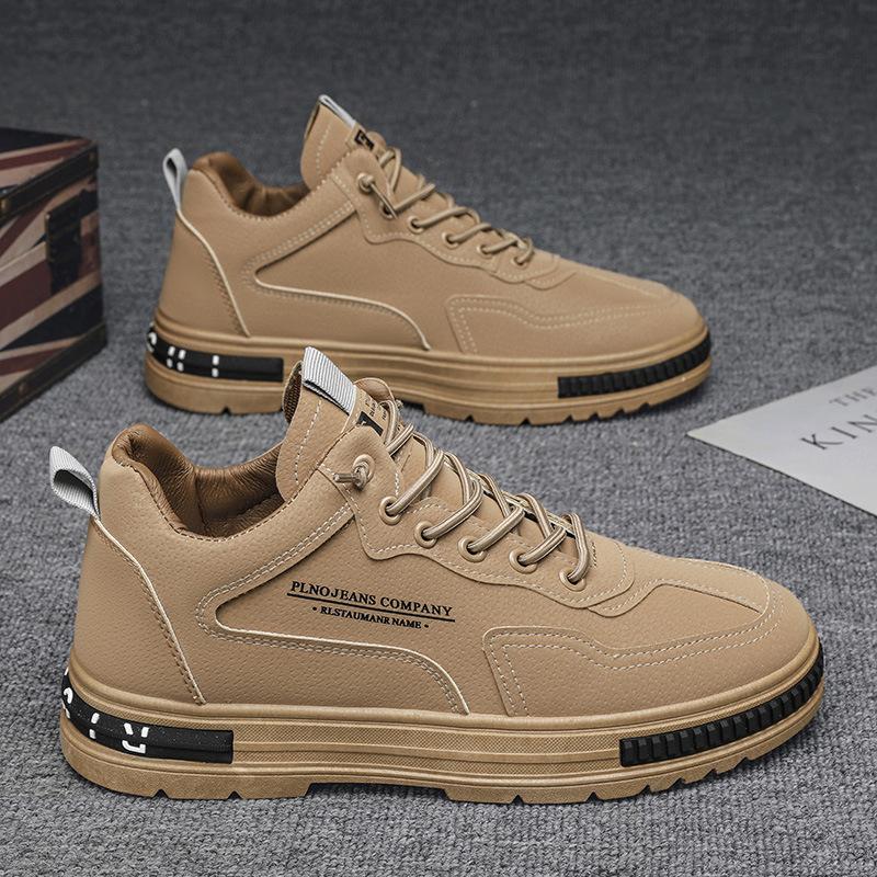 men's shoes 2024 spring new non-slip wear-resistant work shoes men's trendy casual work shoes mountaineering fashionable sports shoes