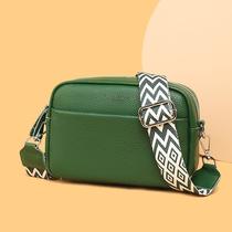 cross-border genuine leather women bag wholesale 2023 new fashion simple shoulder messenger bag top layer cowhide small square bag