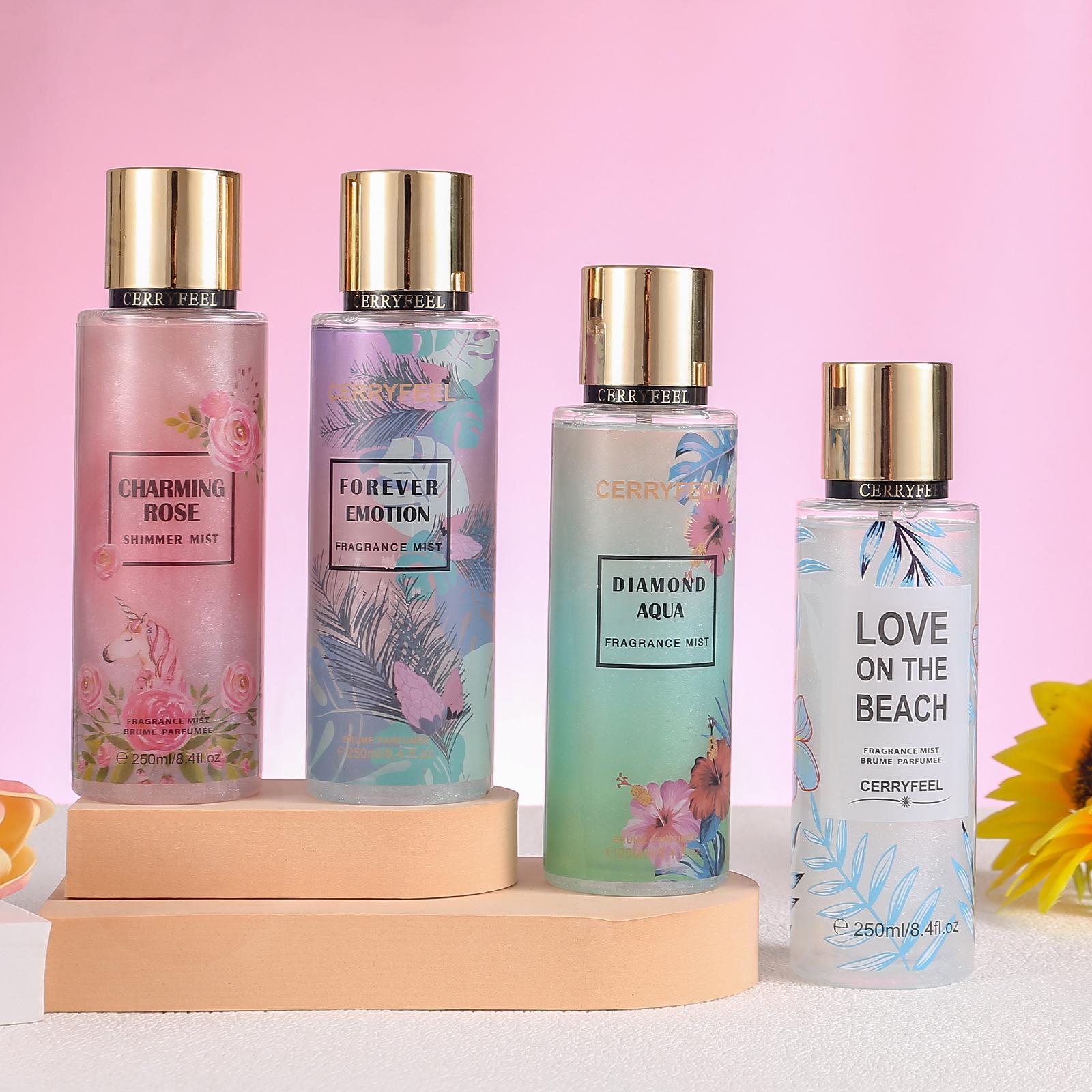 cross-border middle east perfume for women spray rose fragrance lasting fragrance 250ml body spray perfume