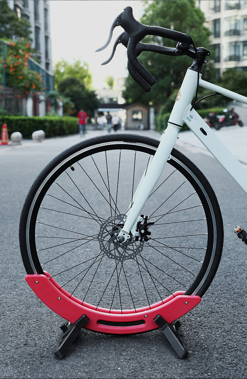 0183 自行车展示停车架骑行台停车台轮胎垫山地车骑行装备可拆卸维修架详情7
