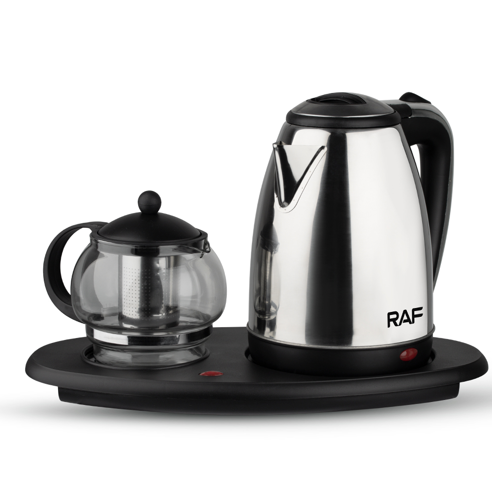 RAF European-style tea art set electric kettle, stainless steel insulated electric kettle, tea art set plate Item Picture