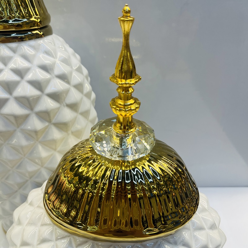 Convex rhombus-shaped ceramic vases, Nordic modern American style living room decorative items, flower arrangements, flower vases, home decorative items, vase ornaments, ceramic vases, soft decorative items, vase ornaments, wholesale of vases, traditional cultural ceramic products pic 9