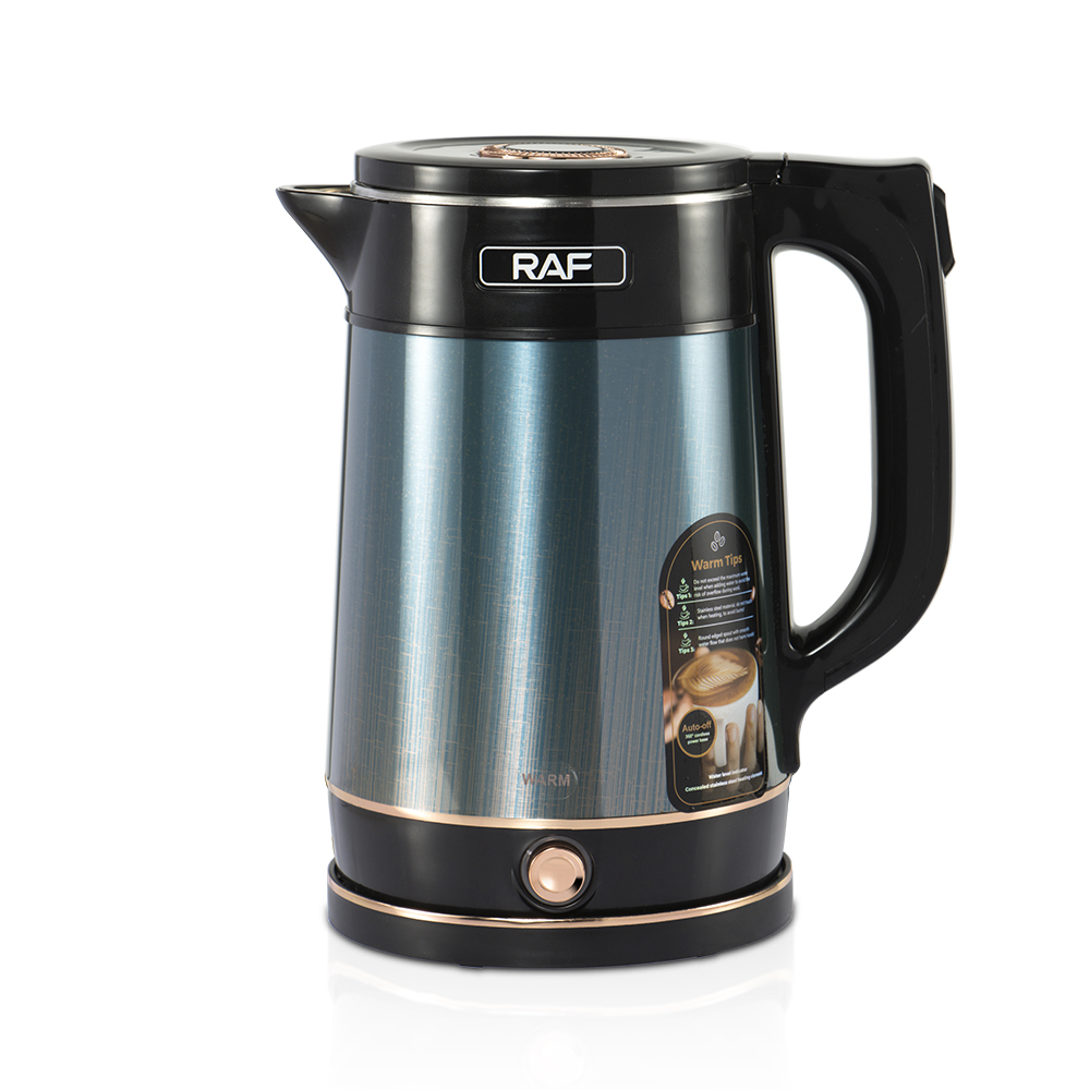 RAF European standard cross-border electric kettle, home button opening lid insulated kettle, 2.5L capacity, automatic power-off kettle Application Scenario