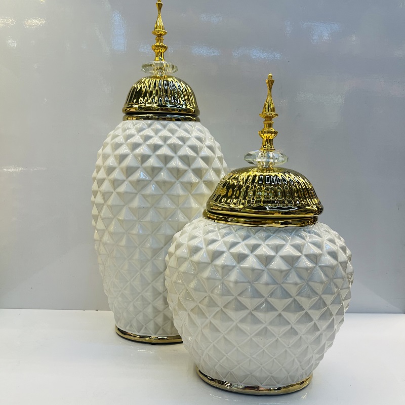 Convex rhombus-shaped ceramic vases, Nordic modern American style living room decorative items, flower arrangements, flower vases, home decorative items, vase ornaments, ceramic vases, soft decorative items, vase ornaments, wholesale of vases, traditional cultural ceramic products