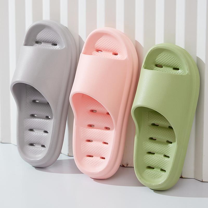 drooping bathroom slippers for women interior home bath non-slip wear-resistant leaking slippers soft bottom mute slippers wholesale