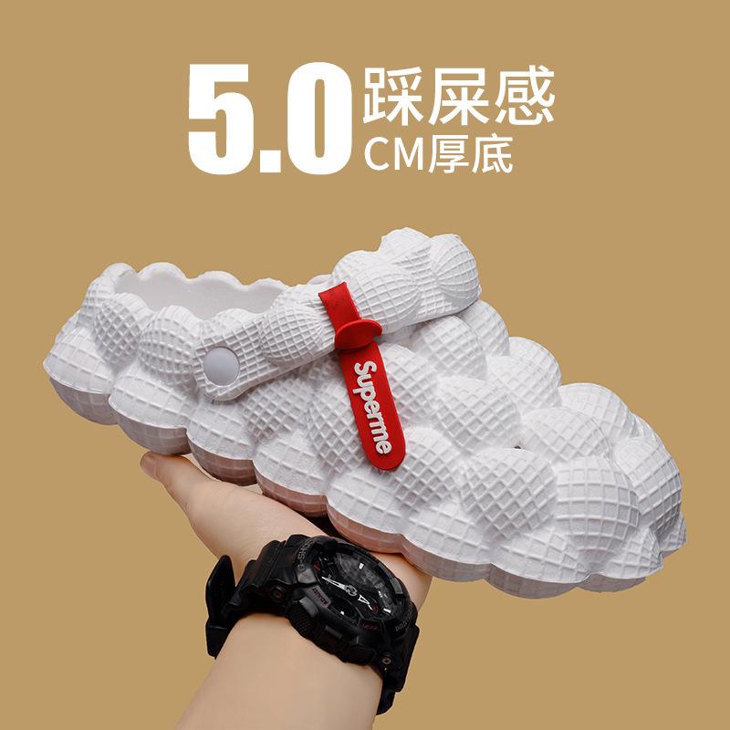 2023 new cross-border couple top-selling product fashion platform coros shoes beach slippers