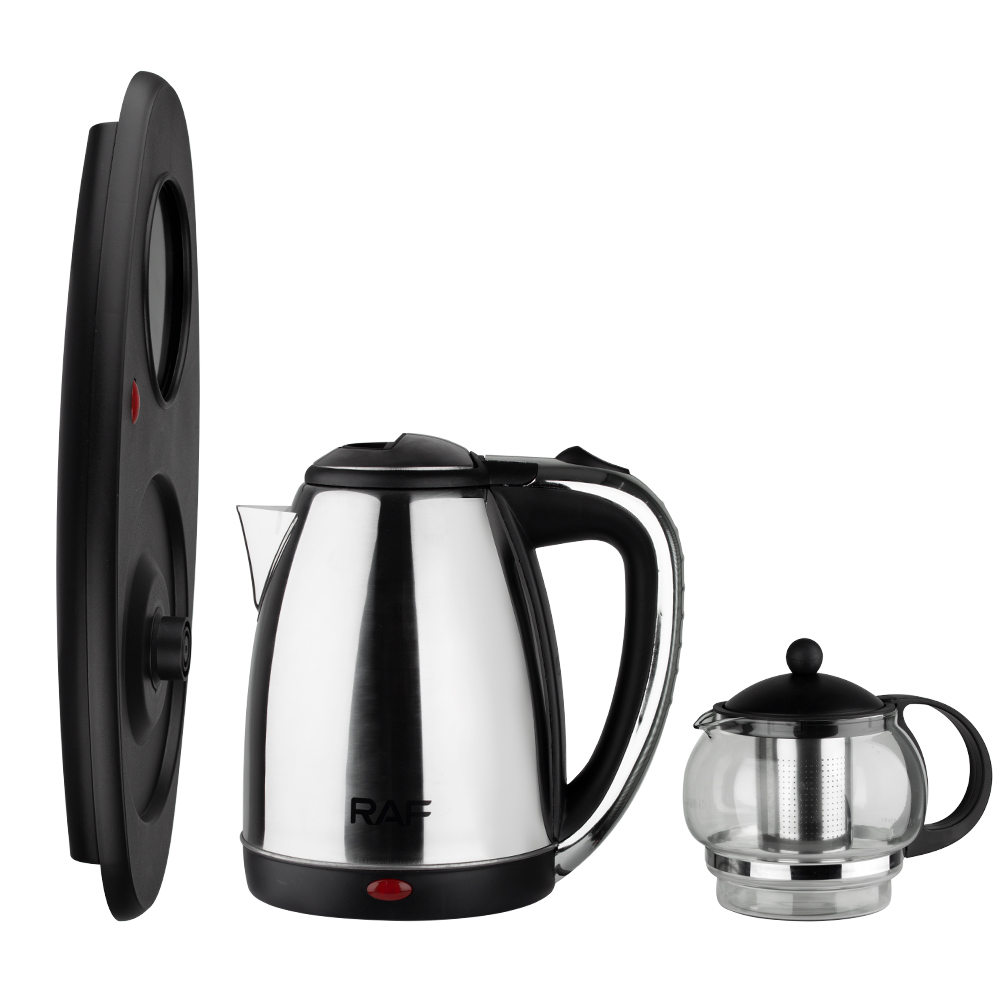 RAF European-style tea art set electric kettle, stainless steel insulated electric kettle, tea art set plate Application Scenario