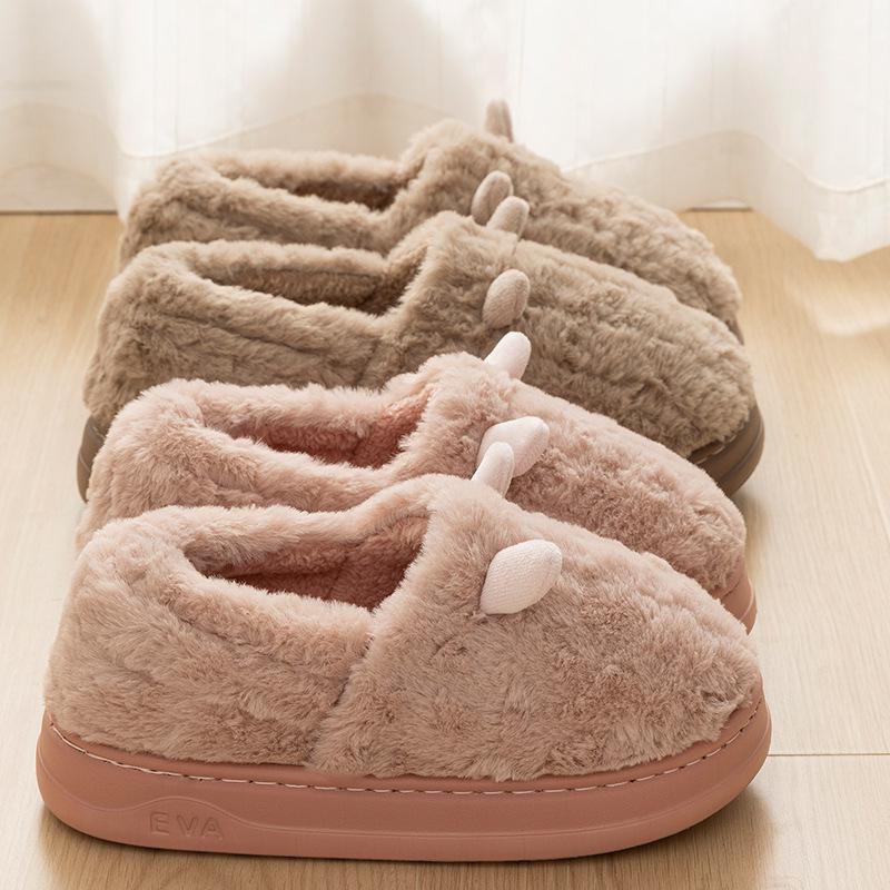 cmt-6285 new eva platform croissant heel insulated cotton-padded shoes