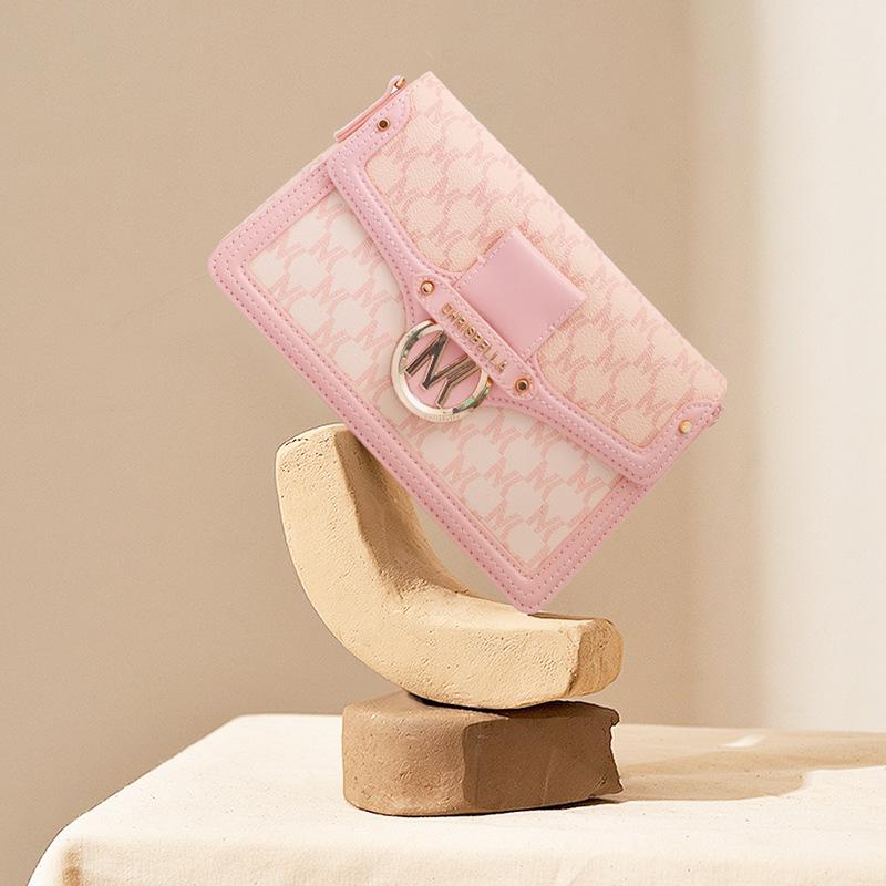 high-end fashion printed checks high-end one shoulder bag women's crossbody chain small square bag handbag handbag
