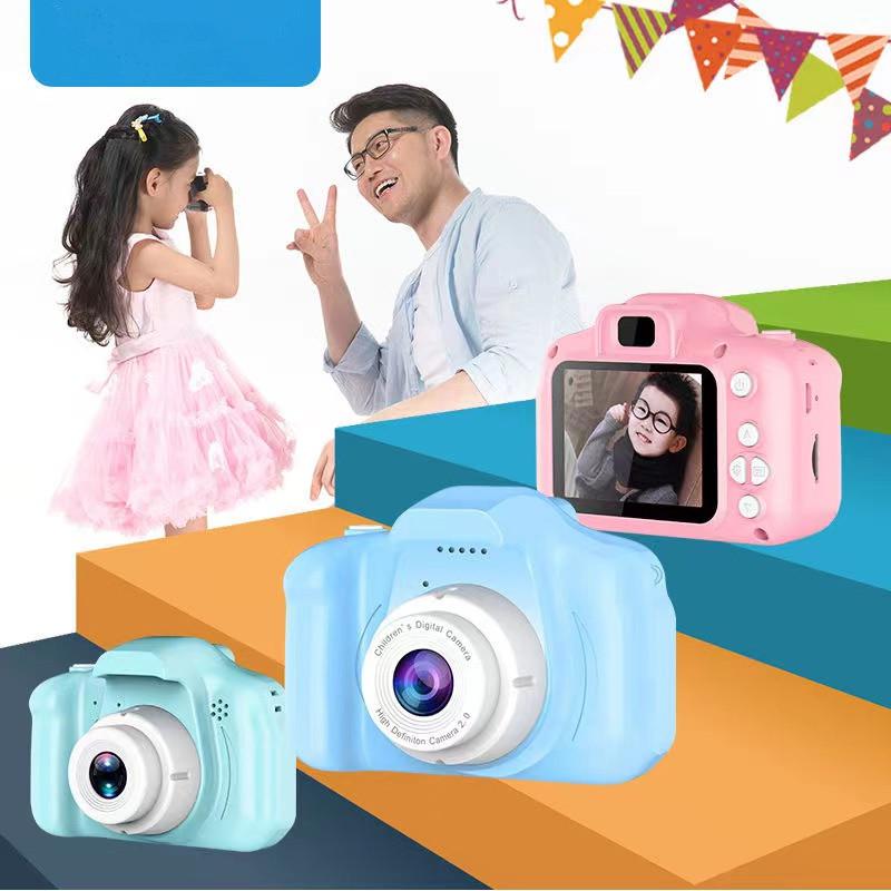 x2 hd children's digital camera cartoon camera cross-border portable slr camera toy kids' birthday present